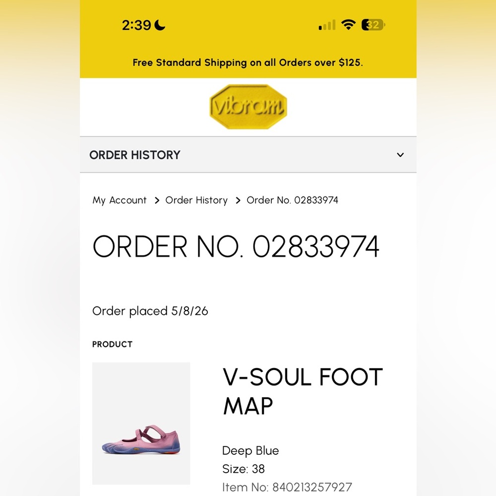 SHIPS IMMEDIATELY | Vibram V-Soul Foot Map - Picture 6 of 6
